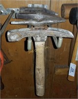 4 Vintage Metal Chipping & Rock Hammers Lot
