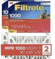 Filtrete 16x25x5 Air Filter, MPR 1000, MERV 11,