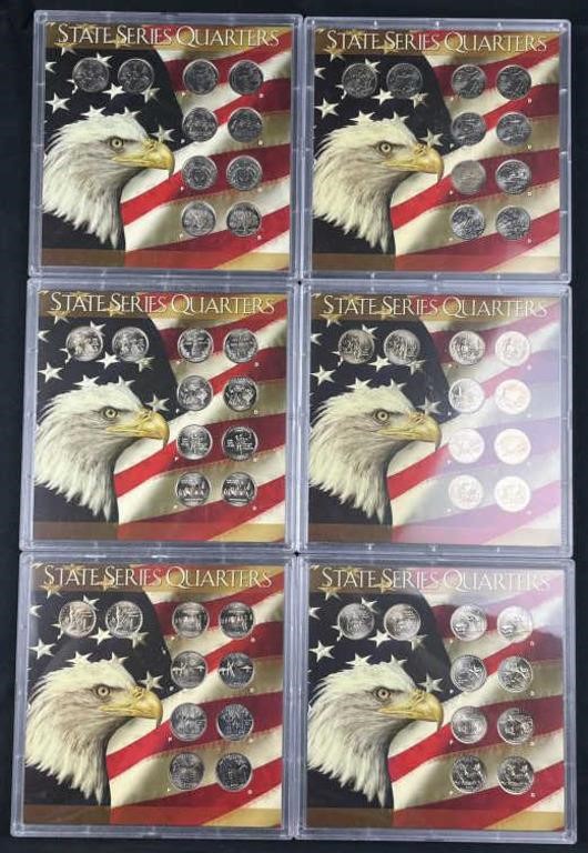 (60) 1999-2004 US State Series Quarters in Sets