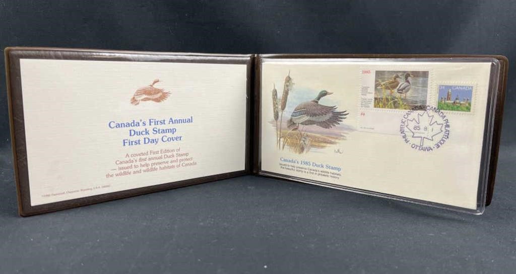 1985 Canada 1st Duck Stamp Cover 1st Ed.