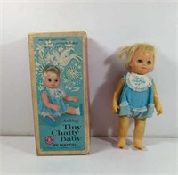 Vintage 1962 Mattel Talking Tiny Chatty Baby Doll