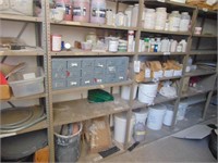 extra pottery supplies and room contents