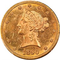 $10 1890-CC PCGS MS61
