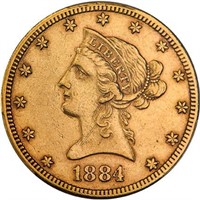 $10 1884-CC PCGS XF45