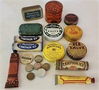 Antique Skin Salve Badger Balm Tin Lot