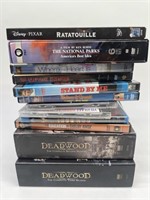 DVDs; Deadwood Seasons 2 & 3, National Parks, +