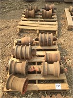 (2) Pallets of ALLIS-CHALMERS Crawler Rollers