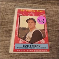 1959 Topps High Number Bob Friend