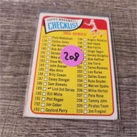 1965 Topps 3rd Series Checklist