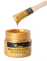 Acrylic Paint Metallic Gold Non Fading 100ml