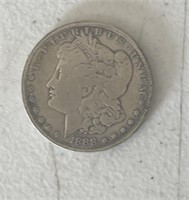 1888 Morgan, Silver Dollar