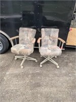 Pair of Rolling Chairs