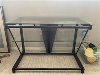 Modern metal/glass TV stand