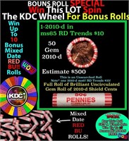 1-10 FREE BU RED Penny rolls with win of this 2010