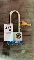 Master lock with set of keys