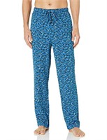 Amazon Essentials Men's Knit Pajama Pant, Blue