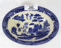 Vintage Transferware Blue Willow Dish