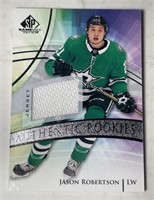 Jason Robertson Rookie / Game-used Jersey Card