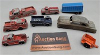 Tootsie Toy Midge Cars Firetrucks