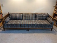 Vintage Upholstered Louis Styled Settee Couch