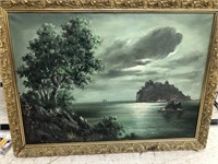 The island of Capri oil painting painted in 1977