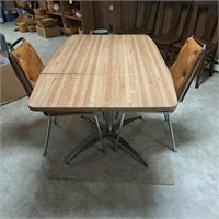 Vintage Dinette Table & 2 Chairs