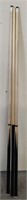 (3) Black Handle Pool Cues