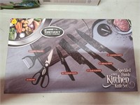 6pc. Speckled Finish Kitchen Knife Set