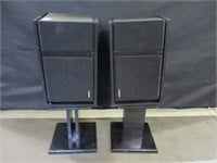 Pair of Bose 301 Series III Speakers w/ Stands
