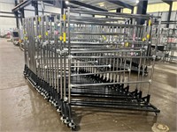 Bid X12 Assorted 63" Commercial Z-Racks