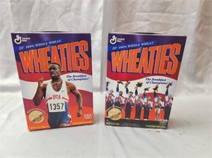 2 Olympic Wheaties Boxes