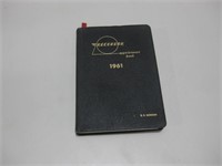 Vtg 1961 Diary W/Entries