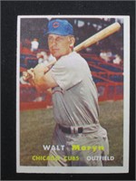 1957 TOPPS #16 WALT MORYN CHICAGO CUBS