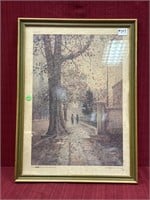 Paul Sawyier Framed Print, ‘View of Wapping
