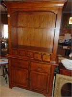 (2) Piece Country Hutch