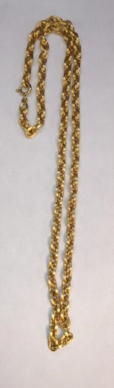 14K Gold Necklace 34.3 Grams