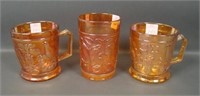 Imperial Marigold RobinTumbler and (2) Mugs.