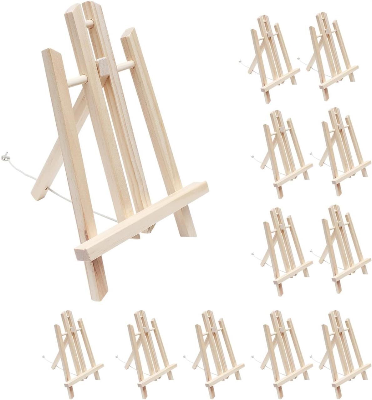 Senzhumu Wooden Easel 12 Pcs  for Painting