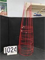 6-42" Red Painted Tomato Cages