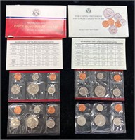 1987 & 1989 US Mint Uncirculated Coin Sets
