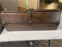 Antique VTG Wooden Tool Box 30 x 8 x 12