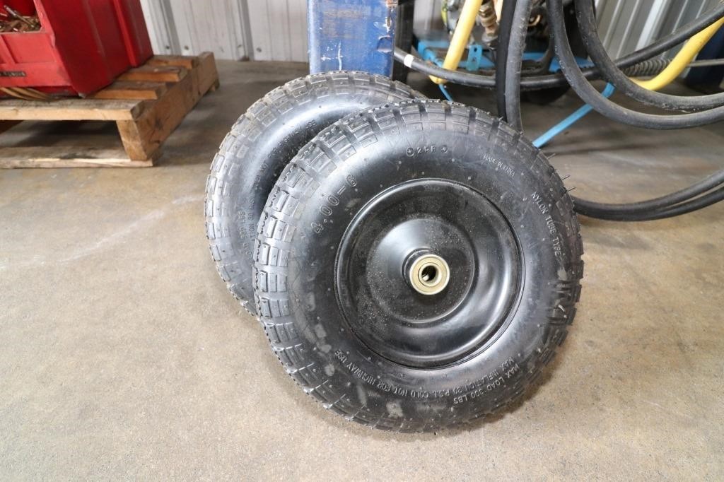 2 Cart Tires on Rims 4-6    New