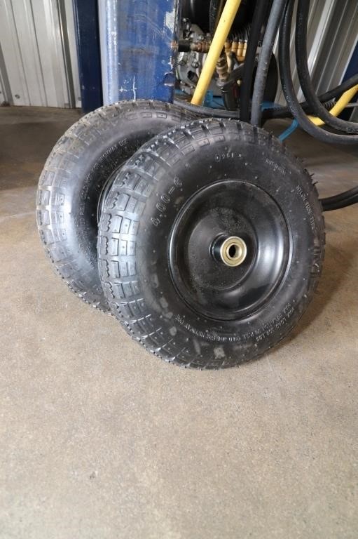 2 Cart Tires on Rims 4-6    New