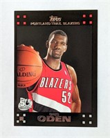 2007 Topps Greg Oden Rookie Card RC #111
