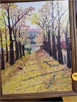 FALL PAINTING ON CANVAS - KROUSH AND