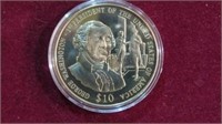 2003 LIBERIA $10 COIN