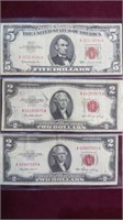 1 $5 & $2 RED SEAL NOTES