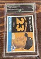 2007 Topps Heritage #23 Mickey Mantle Card