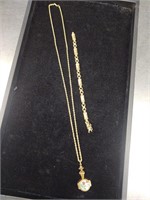~14K Necklace & Bracelet