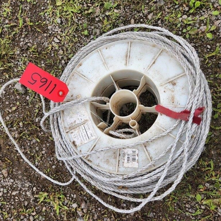 Roll of Electrical Fence Rope w/Tightener